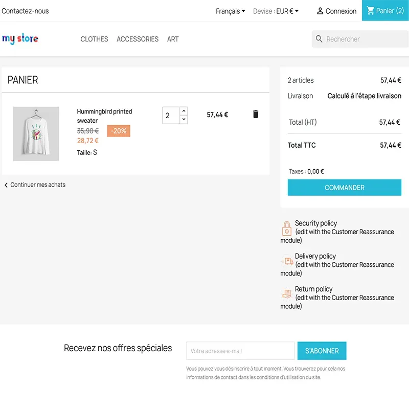 Module ShippingPlaceholder v2.0.0 – Message livraison PrestaShop