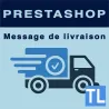 Module ShippingPlaceholder v2.0.0 – Message livraison PrestaShop